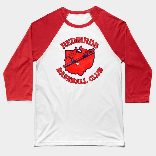 Defunct Columbus Redbirds Baseball Team Baseball T-Shirt by Defunctland